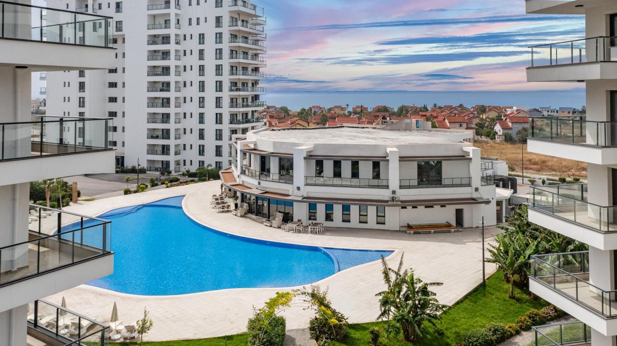 Sophia Pool Apartments at Caesar Blue Resort: All-Inclusive Luxury with Extended Breakfast Perivolia tou Trikomou Exterior photo